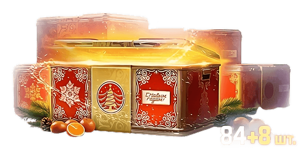 84+8 Новогодних контейнеров