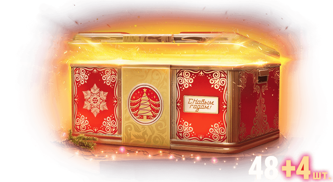 48 Новогодних контейнеров + 4 бонусом